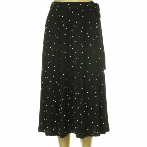 Next mintás fekete szoknya