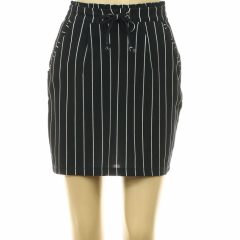 Jacqueline de Yong csíkos sötétkék szoknya