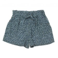 Papaya mintás kék rövidnadrág